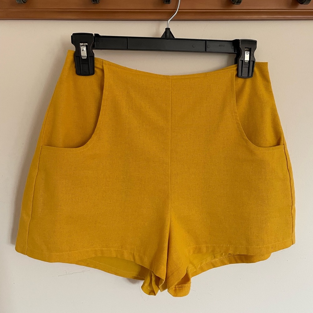 Leith linen blend shorts